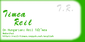 timea reil business card